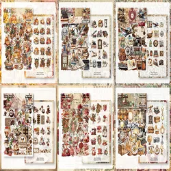 40Pcs Harvest Fruit Fairy Elf Scrapbooking Stickers DIY Photo Album Collage Card Making Material Medieval Home Vintage Sticker