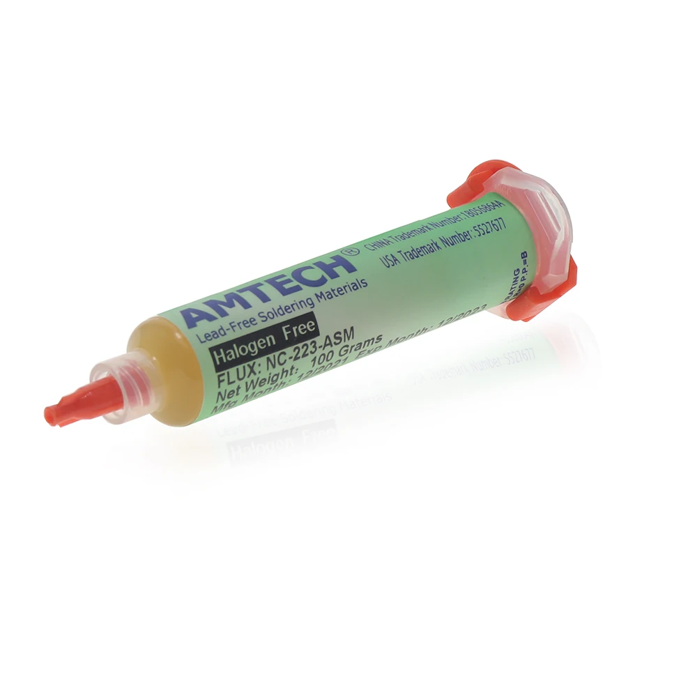 100% Original AMTECH NC-223-ASM BGA PCB No-Clean Solder Paste Welding Advanced Oil Flux Grease 10cc Soldering Repair Tools