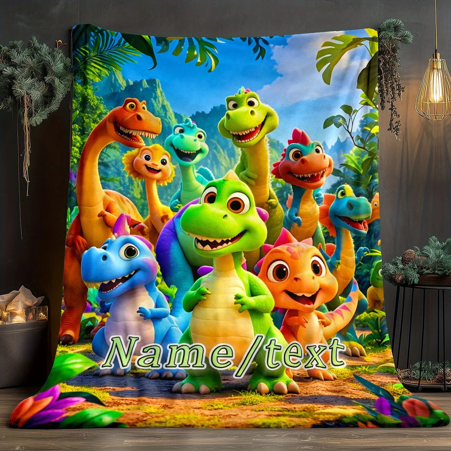 Personalized Dinosaur Blanket  - Home Textiles Group recension och pris