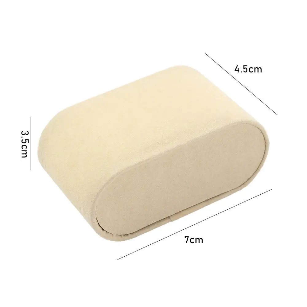 Elegante y sólido para caja de almacenamiento portátil para mujeres y hombres, almohadas de reloj coreano, soporte de exhibición de pulsera, almohadilla de exhibición de brazalete Simple