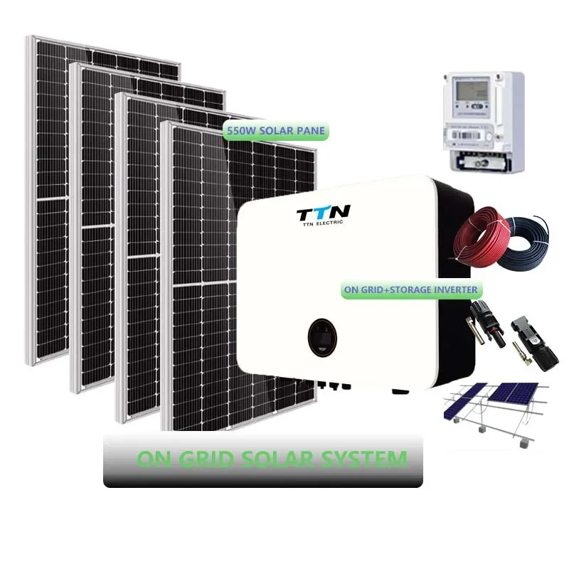 550w 3KW 5kw10kw Solar Panels MPPT Roof Mounting Solar Power Energy System Inverter Lithium Solar Batteries Station For House