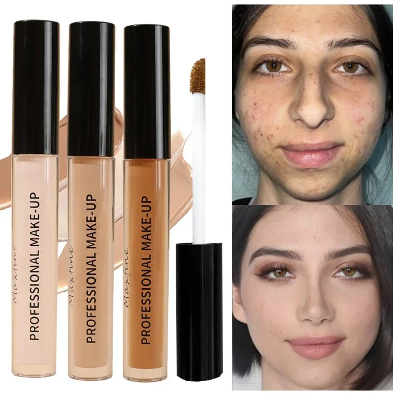 Waterproof Liquid Concealer Foundation Cream Makeup Lasting Moisturizing Cover Acne Dark Circles Modify Face Contouring Cosmetic