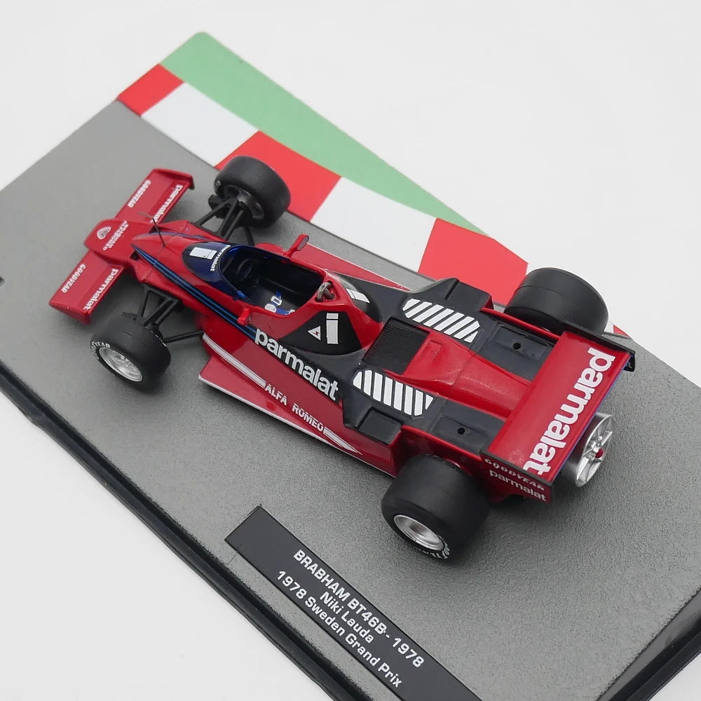 Ixo 1:43 Racing Niki Lauda 1978 Brabham BT46B Diecast Car Model Metal Toy Vehicle