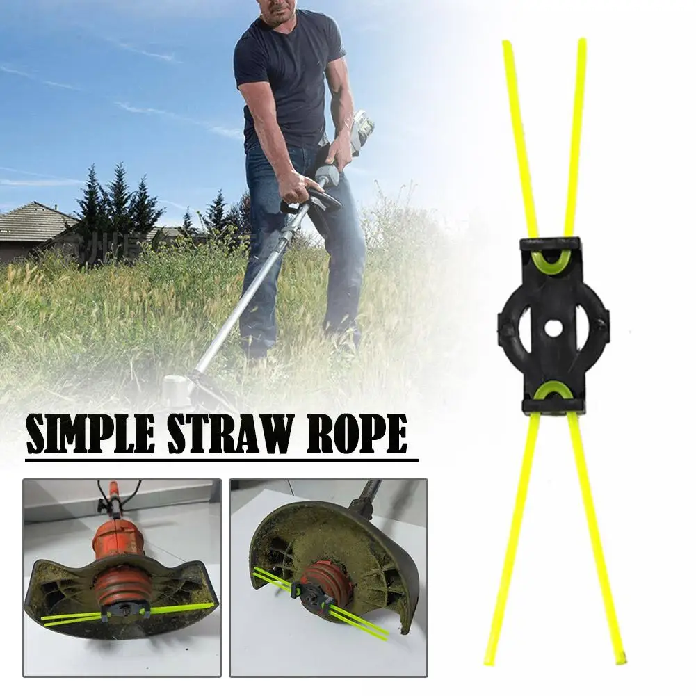 10pcs Universal Simple Straw Rope Mower Accessories Wear-resistant Efficient Mower Head Replacement Garden Weeding Accessories