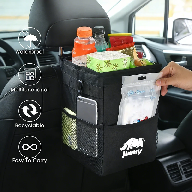 Oxford Cloth Waterproof Trash Can For Suzuki Jimny Swift Grand Vitara Ignis DZire Alto Baleno Spacia Xbee Swace Across S-Presso - view 4