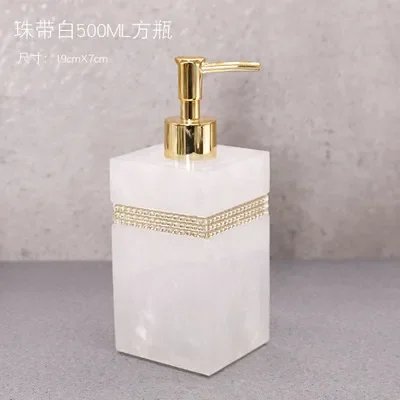 Bathroom Set Accessories 500ml Soap Dispenser Toothbrush Holder Kit Home Decoration Dish Tissue Boxes Toothpick