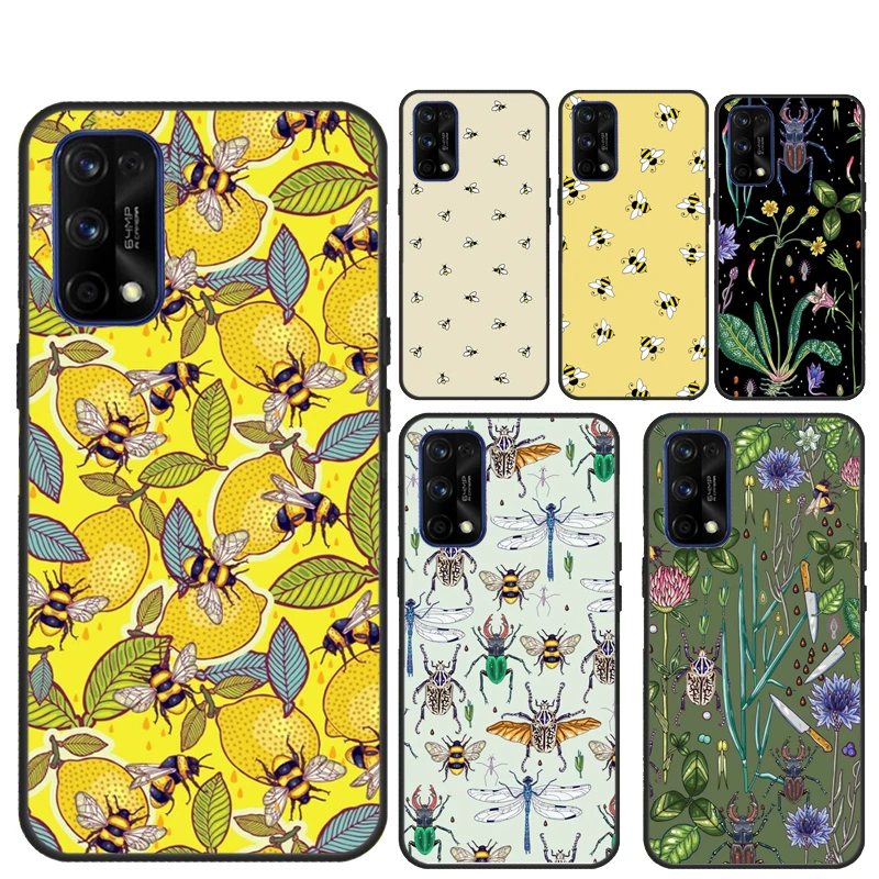 Midsummer bee garden honey For Realme 13 12 10 11 14 Pro Plus GT 6T 6 5 GT7 Pro C61 C55 C53 C51 C21Y C25S C75 C67 Case