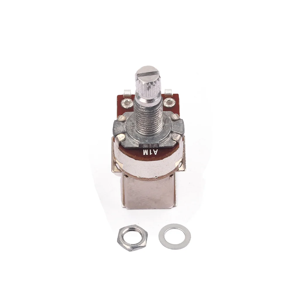 

Guitar Volume Log Potentiometer Split Shaft Replacement for Electric Guitar Parts Audio Potentiometers High Durability