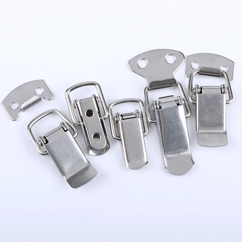 

2pcs Duck-mouth Buckle Vintage Mini Lock Chest Box Gift Suitcase Case Buckles Toggle Hasp Latch Catch Clamp