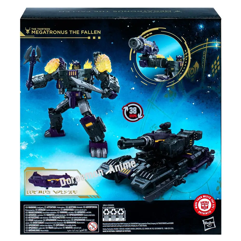 In Stock Original Hasbro Transformers Age of The Primes Leader Class The Thirteen Megatronus the Fallen collectible action model