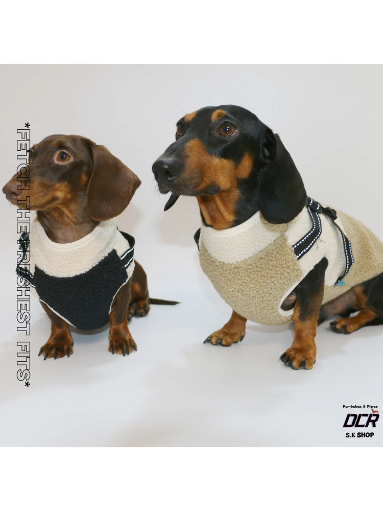 

Теплый флисовый жилет для собак с отражающими элементами, для такс, бишонов, померанских шпицев, зимняя новая повседневная одежда