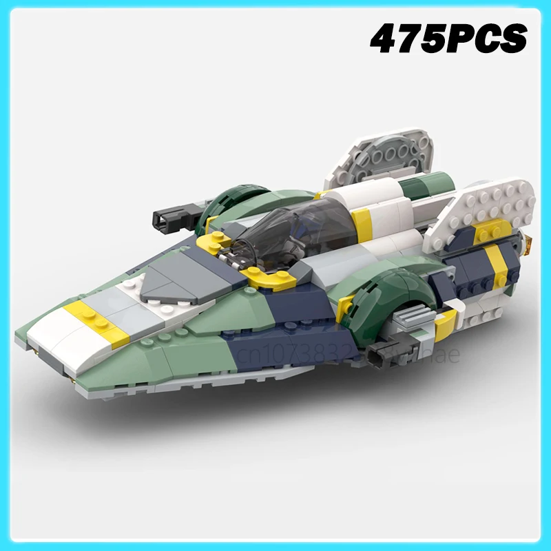 

475 шт. MOC-241314 A-крыло прототип «Звездный истребитель» космические войны космический корабль модель фильма строительные блоки кирпичи сборка игрушка детский подарок