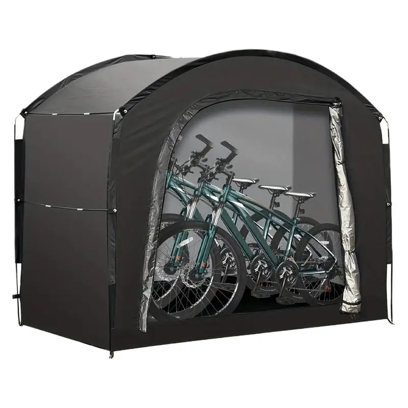 

Bike Storage Shelter Oxford Cloth Organizer Shelter For Bike Waterproof Zipper Storage Accessories For Lawn Mower Pool Equipment