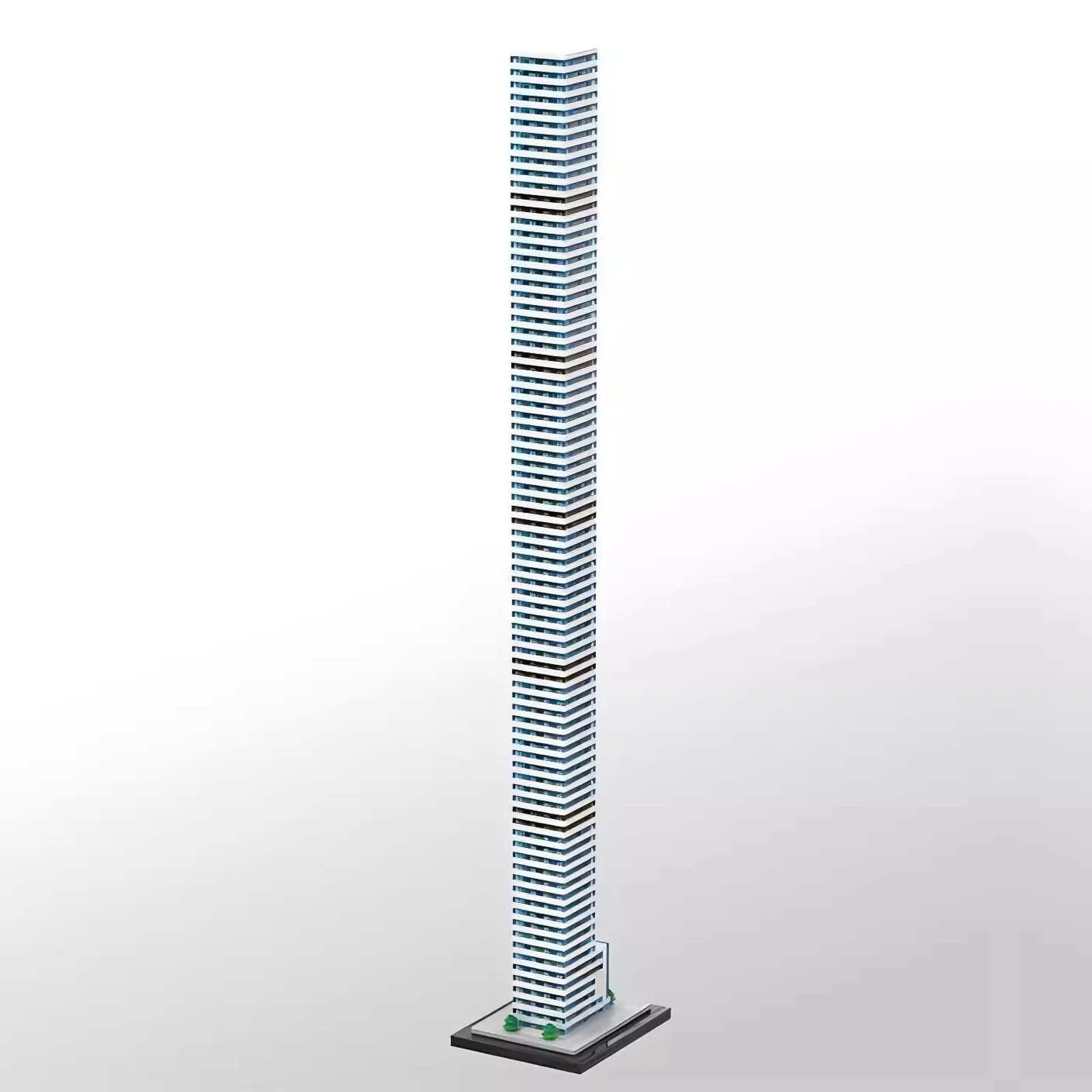 MOC Idea Città Grattacielo Punto di riferimento Architettonico New York 432 Park Avenue Building Blocks Modello Giocattoli per bambini Collezione per adulti Regalo