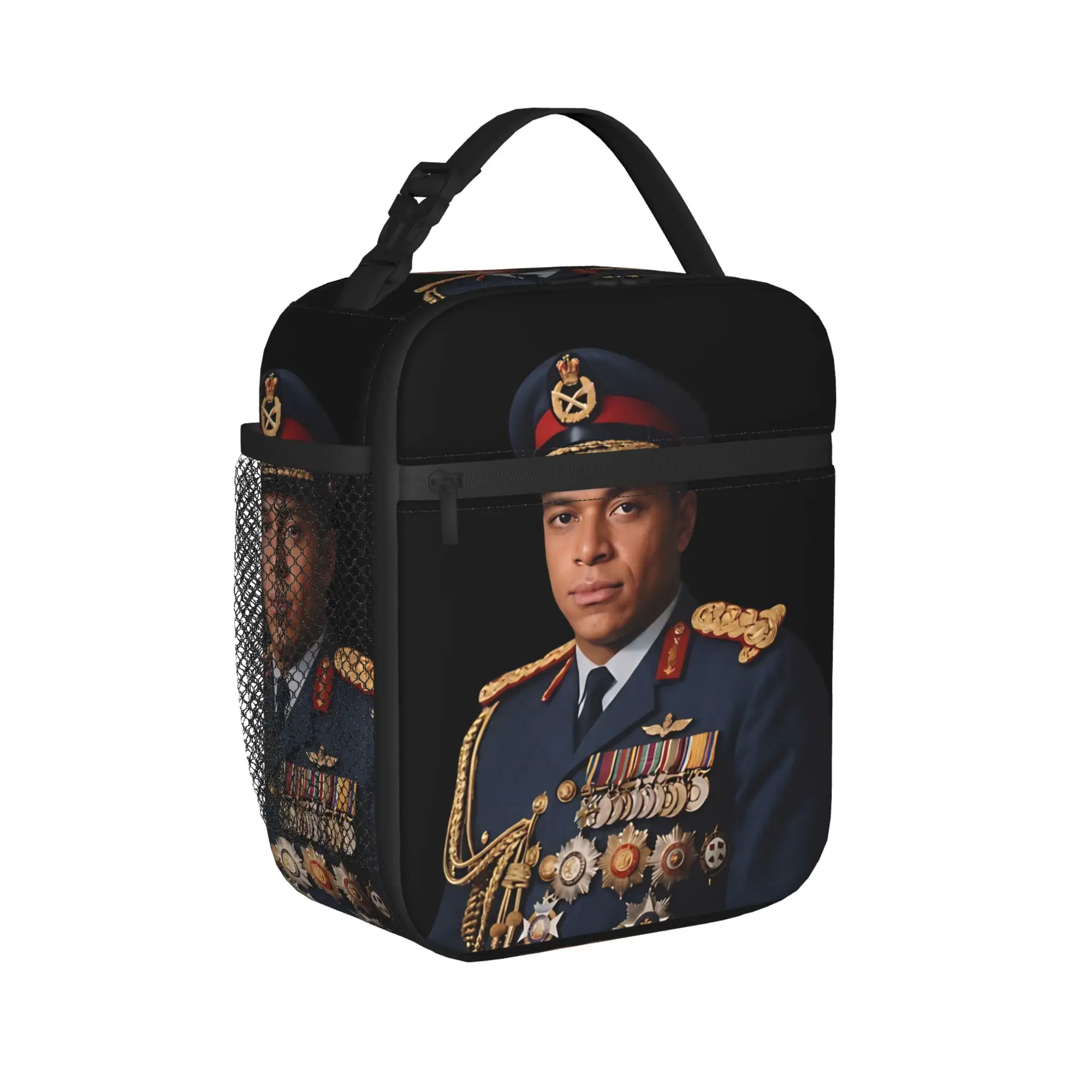 Mbappes Football Meme Insulated Lunch Bags Portable  Reusable Thermal Bag Tote Lunch Box College  Travel Food Storage Bags