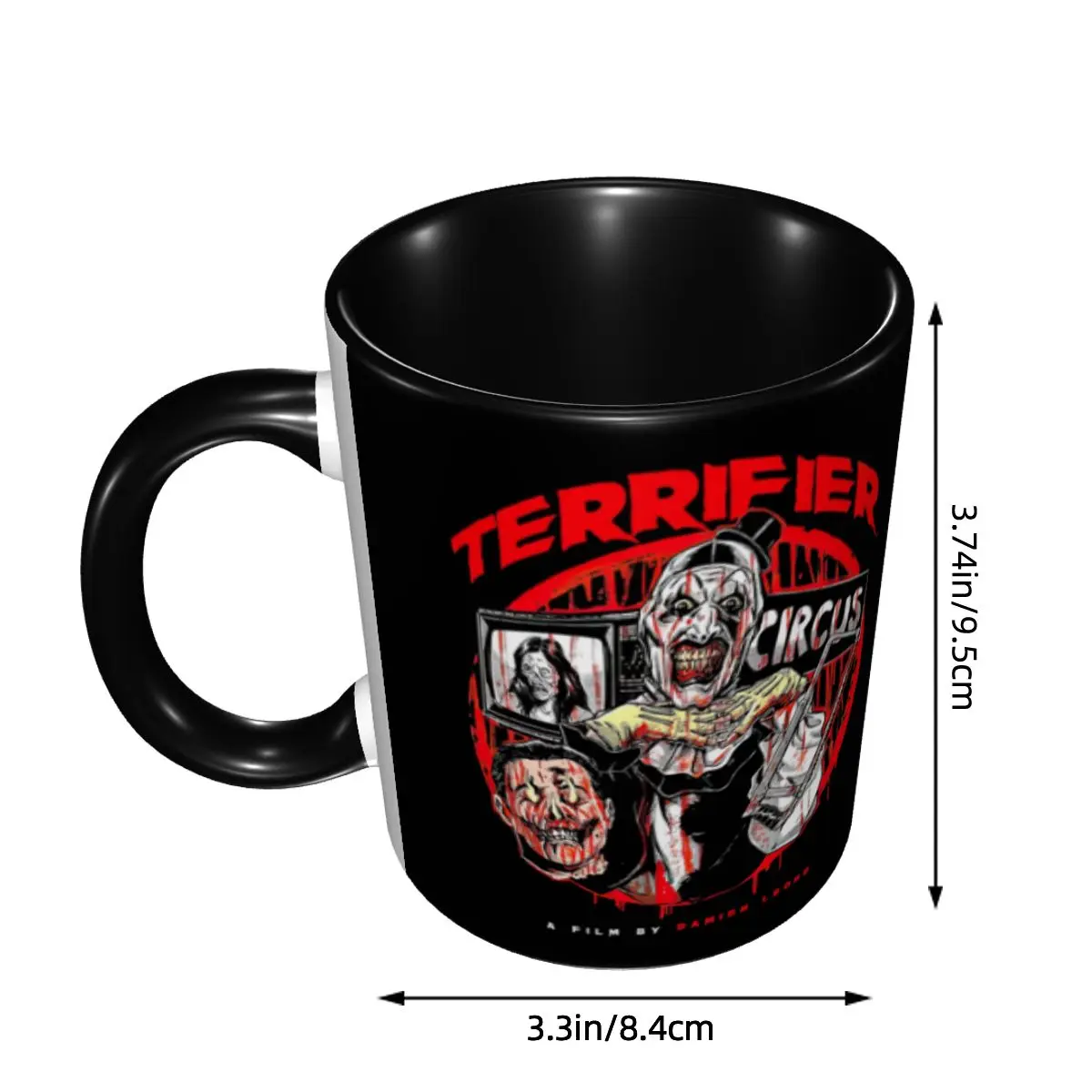 Terrifiers Halloween Horror Movie Coffee Mugs DIY Custom Ceramic Mug Creative Gift