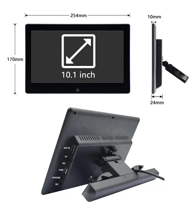 New Model 10-inch Universal Car Android Headrest Monitor Car HD Video Multimedia Player Touch Screen BT WIFI Mirror Link view 4