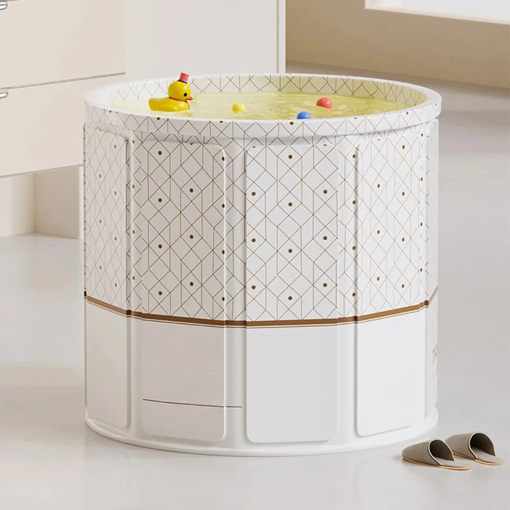 Large space Bathtub Folding design,SPA Portable Bath,Full Body Thickened Bath Bucket Long Term Temperature Locked Bathtub