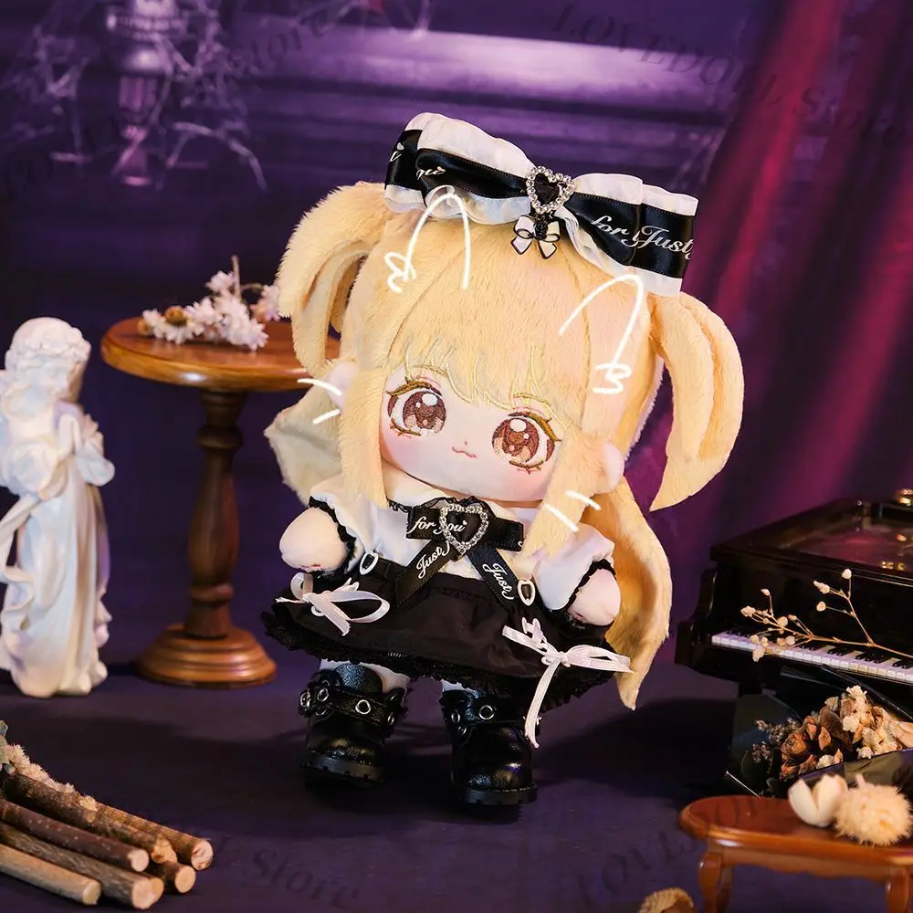

Anime Girl MisaMisa Attribute Cartoon Figures Plushies Cotton Doll Body Dress Up Plush Toys Birthday Gift Anime 20cm