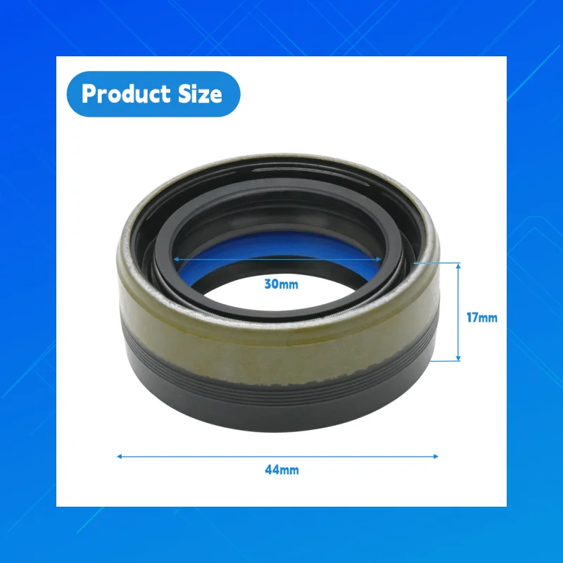 

DMHUI high-quality oil seals,applicable to front axle oil seal of Case model 87710155 and Corteco 12036964B. size 30×44×17 mm