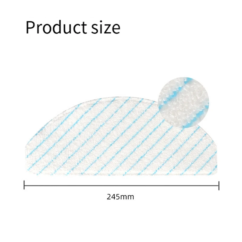 Almohadillas de fregado de repuesto para Robot aspirador Ecovacs DEEBOT OZMO T8 Series, 60 piezas