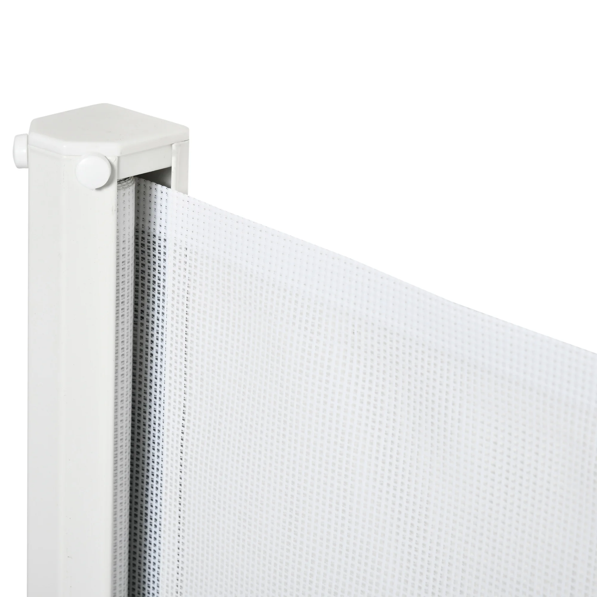 PawHut Retractable Pet Safety Gate, Folding Stair Barrier, Guard Door