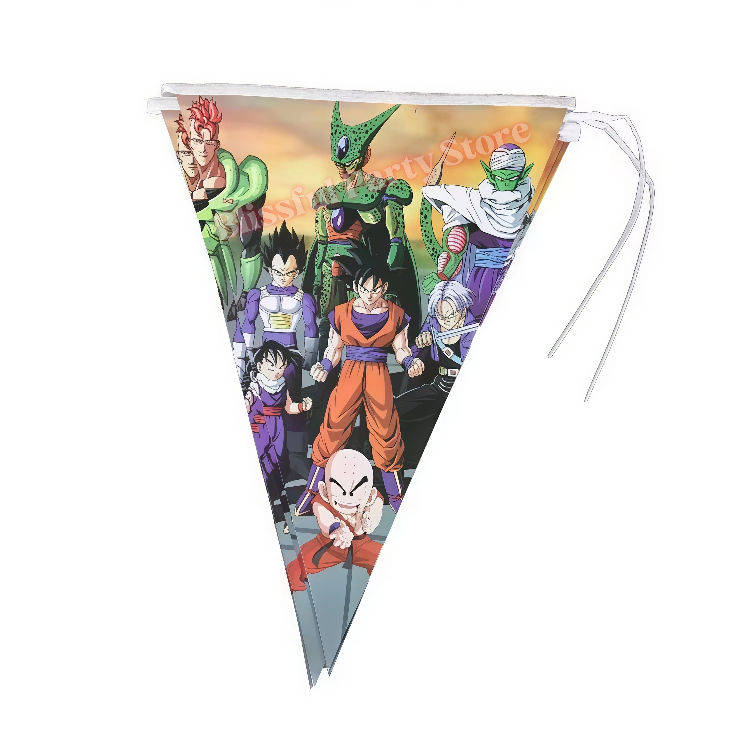 Dragon Ball Themen-Geburtstagsdekoration Partyzubehör Goku Teller Ballons für Kinderparty-Accessoires Babyparty-Gastgeschenke