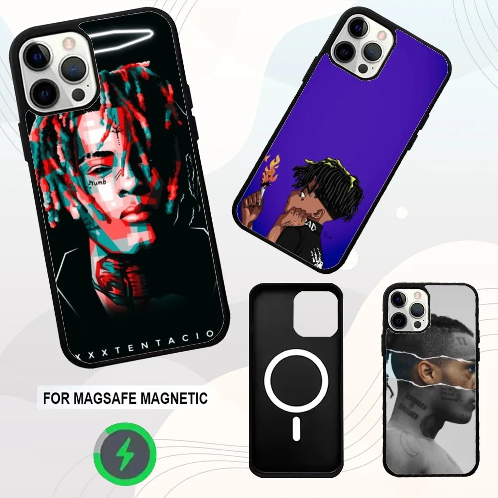 

Rapper X-XXXTentacionS Phone Case For iPhone 16e,16,15,14,13,12,11,Plus,Pro,Max,Mini Magsafe Magnetic Wireless Charging