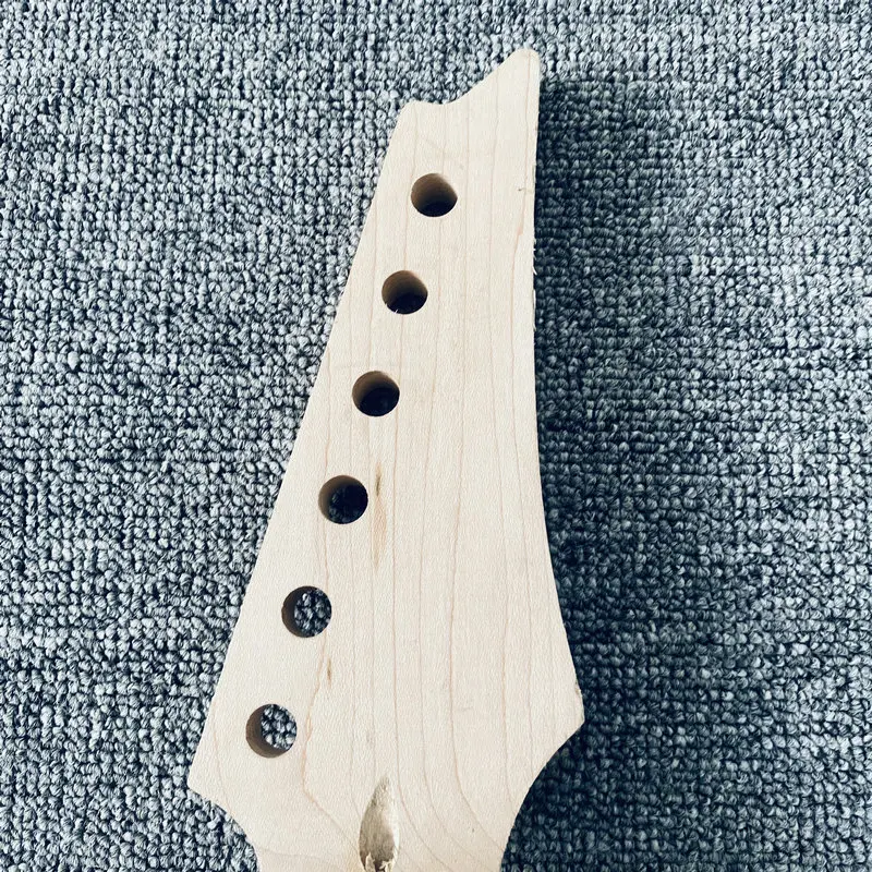 EN451 Fingerboard Damaged Unfinished Electric Guitar Neck Tremolo Model for ST Guitar Replace and DIY 22 Frets 648 Scales Length