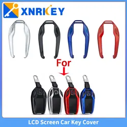 XNRKEY Smart LCD Screen Car Key Cover Fit CF500 TK800 Special Key Case Protective Shell with Key Chain for BMW Benz Hyundai Kia