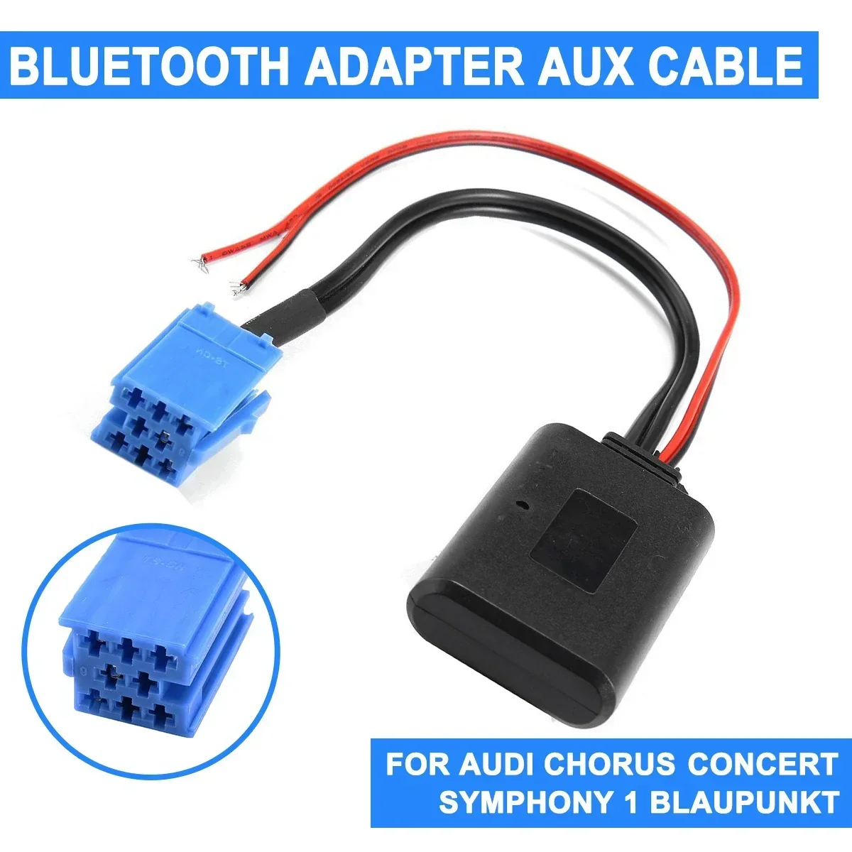 For VDO Becker bluetooth Radio AUX Adapter Cable CD Receiver Aux Cable For vw Delta Beta for Blaupunkt For AUDI Chorus Concert view 4