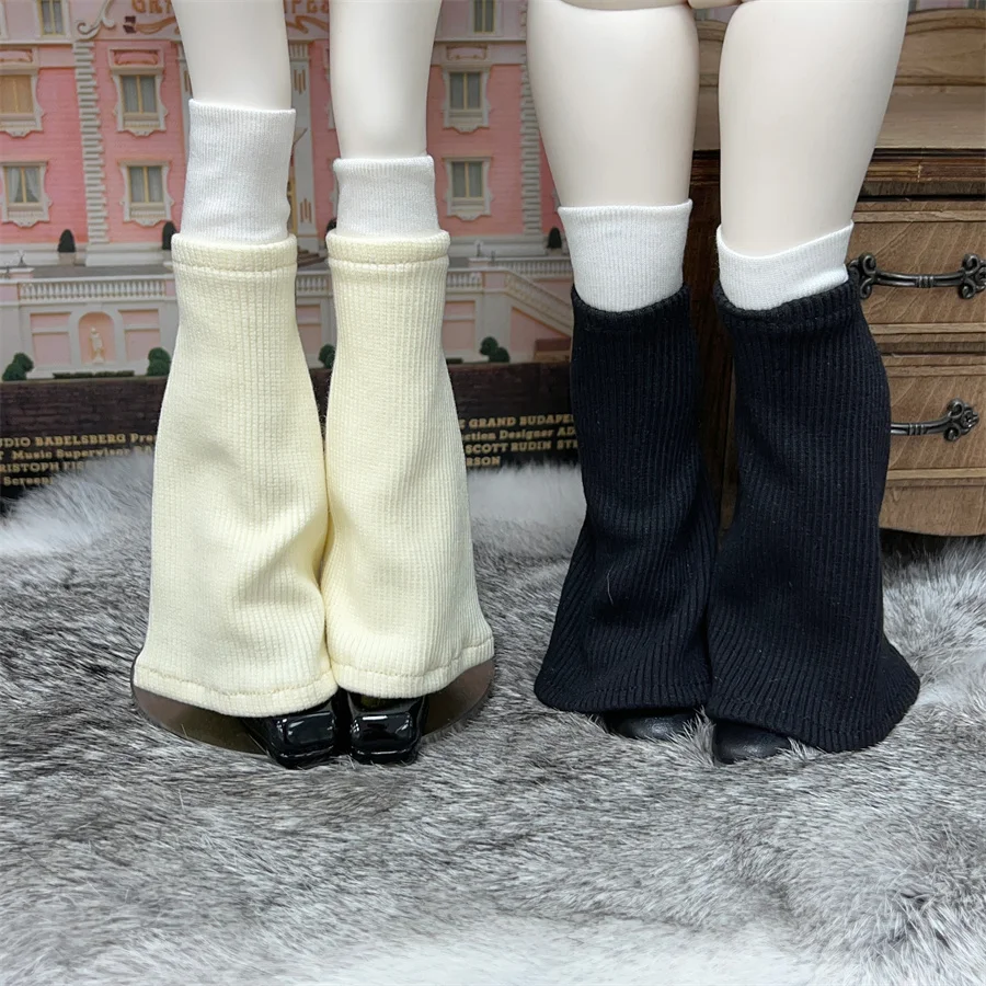 Pile Socks Versatile Ribbed Zipper Leg Warmers Spot Inventory Colorful 1/4 1/6 1/3 Girls Toys Black BJD Doll Accessories