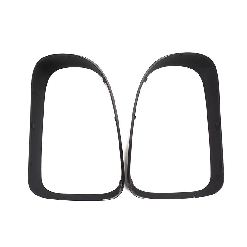 2Pcs Front Rear Car Light Trim Ring Chrome Black Headlight Tail Light Outer Frame Fit For BMW Mini R60 2011-2016 / R60 2011-2016