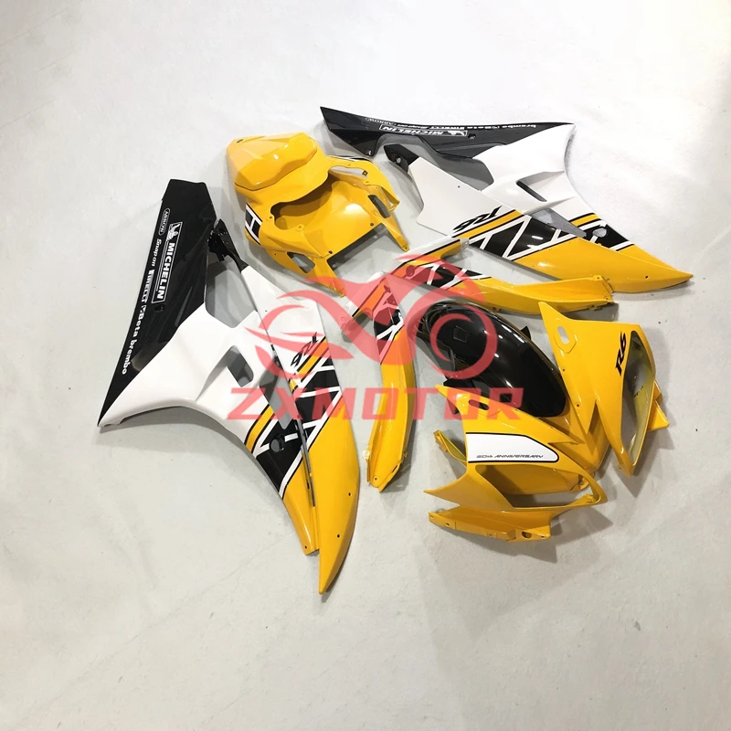 مجموعة هدايا مخصصة جديدة لياماها YZF R6 2006 2007 انسيابية للدراجات النارية ABS حقن هيكل السيارة مجموعة كاملة R 6 06 07 #3