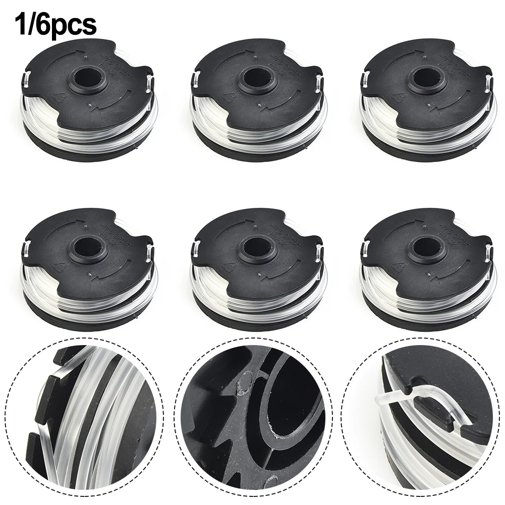 1/6pcs Thread Spools For LIDL For Parkside Cordless Grass Trimmer PRTA 20-Li A1 A3- B2 C3 Trimmer Replacement