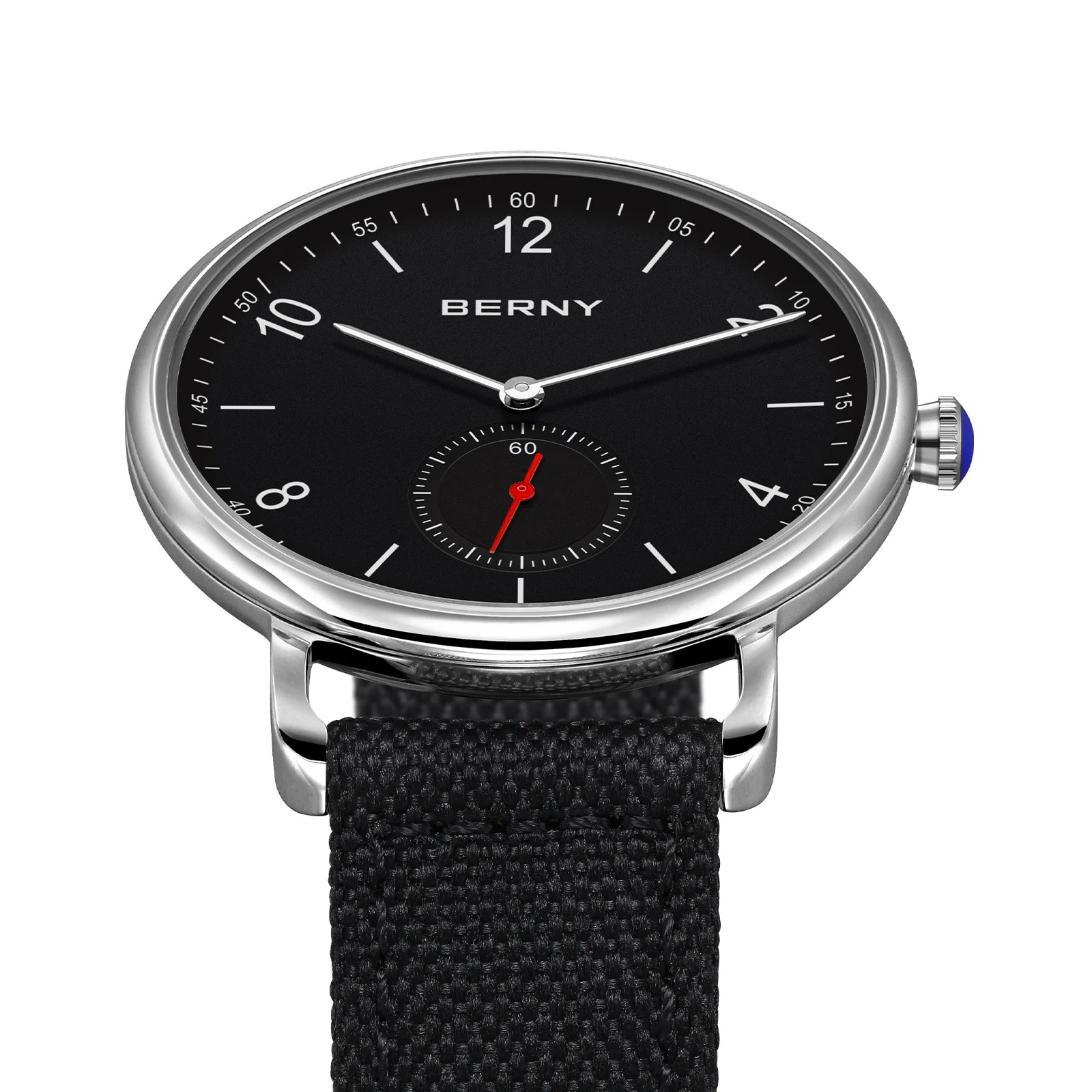 BERNY Quartz Men's Watch Business Wristwatches Simple and Versatile Ultra Thin Clock Top Brand Luxury Fashion Daily Men's Watch