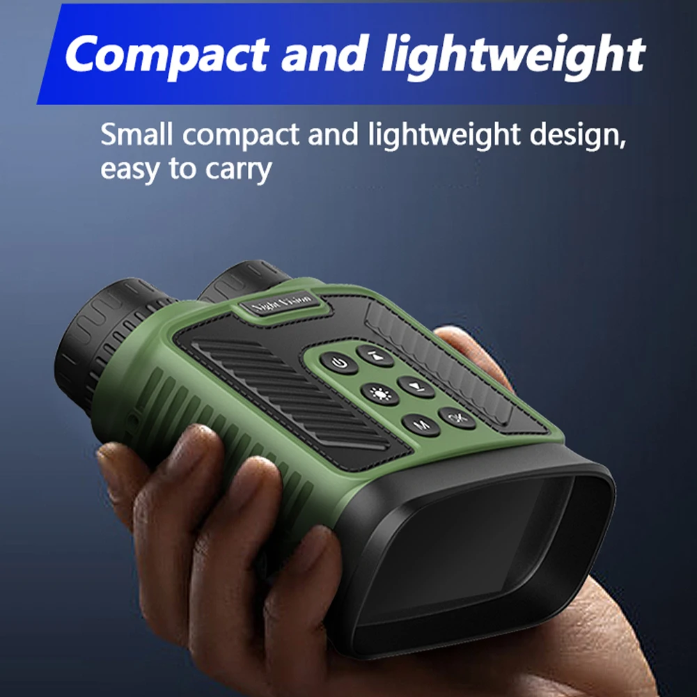 2.5KD 40MP Binoculars Infrared Night Vision Device 8X Digital Zoom Full Dark Viewing Distance Bird Watching Hunting Telescope