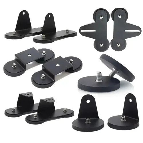 Base de soporte magnético potente D66mm D88mm para techo de coche, soporte de barra de luz LED, soporte de barra de luz de trabajo para SUV ATV, 2 uds.