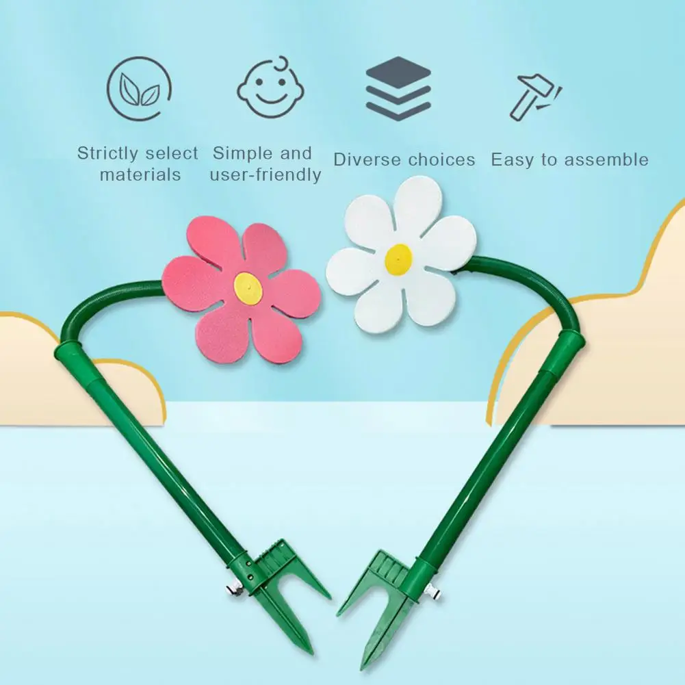 

Yard Sprinkler Efficient Garden Flower Sprinkler Stake Easy Install Flower-shaped Nozzle for Lawn Watering for Vibrant