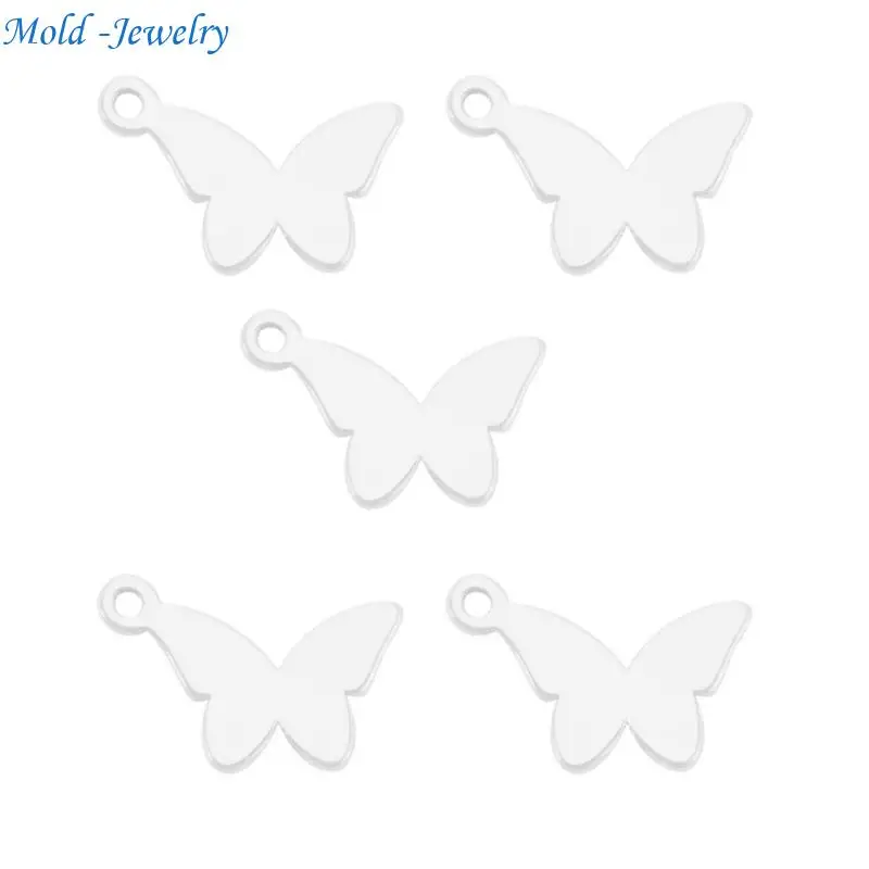 69HB Elegant Double Sided Butterfly Pendant Necklace With Crystal Inlay for Women and Fashion Enthusiasts Stylish Outfits