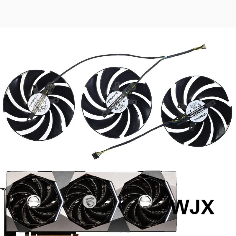 Graphics Card Fan For MSI GeForce RTX 4080 4080Ti 4090 4090Ti SUPRIM