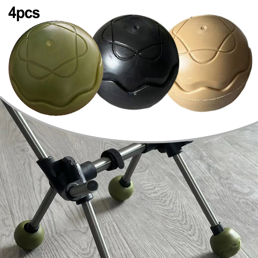 4 Pcs Chair Foot Pads Outdoor Chair Leg Mat Anti Trap Adjustable Covers Floor Protector Plastic Anti-Sink Ball  Accessory