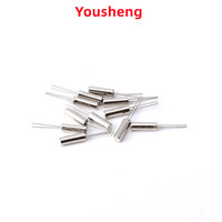 10pcs 32.768KHz Frequency Resonator Oscillator Quartz Crystal Cylender 32.768 KHZ 32.768K 2*6mm 2x6mm 2mmx6mm 2mm*6mm