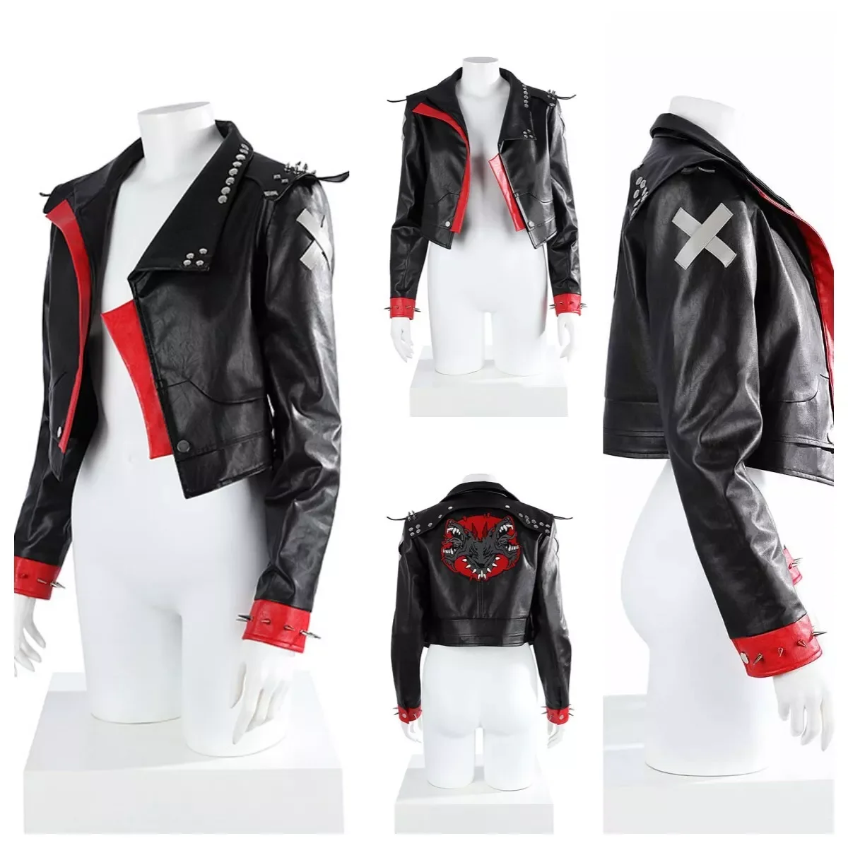 

Arcane: League of Legends 2 LoL:The Piltover Enforcer Vi leather Jacket coat