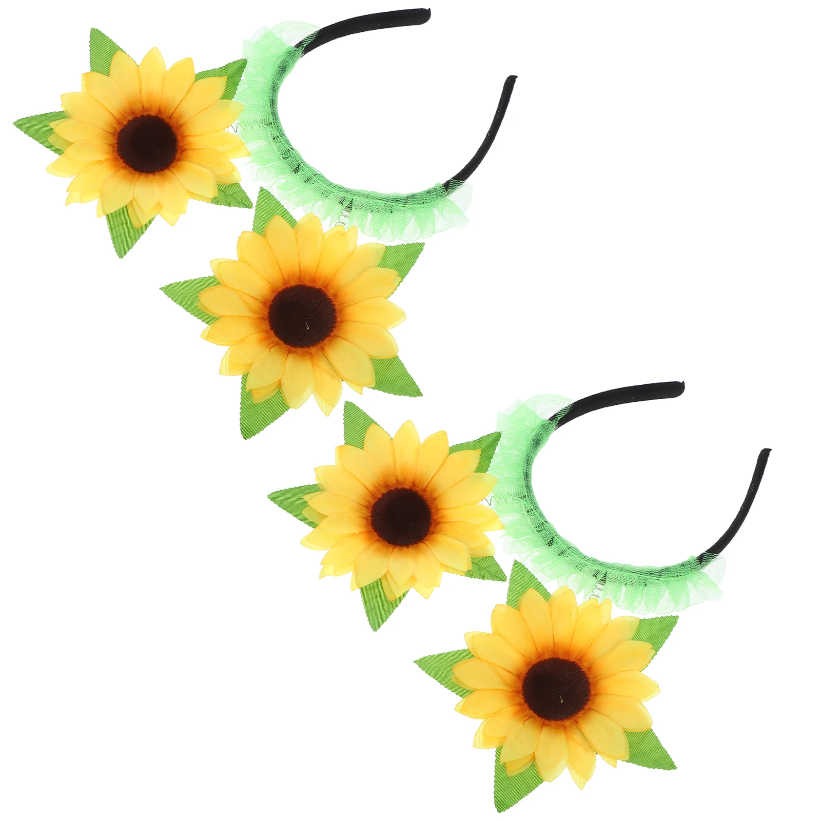 

Повязка на голову с подсолнухом, легкая повязка на голову с подсолнухом для вечеринки, путешествий, искусственный цветок, повязка на голову, весенние аксессуары