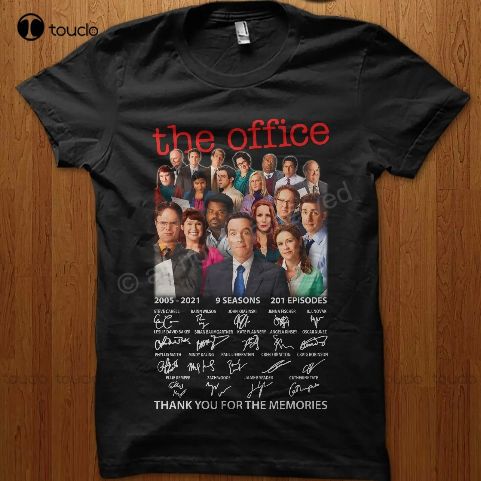 The Office Signature Gift Shirt Dwight Schrute Shirt Thank You For The Memories Volleyball Shirts Make Your Design Xs-5Xl Unisex