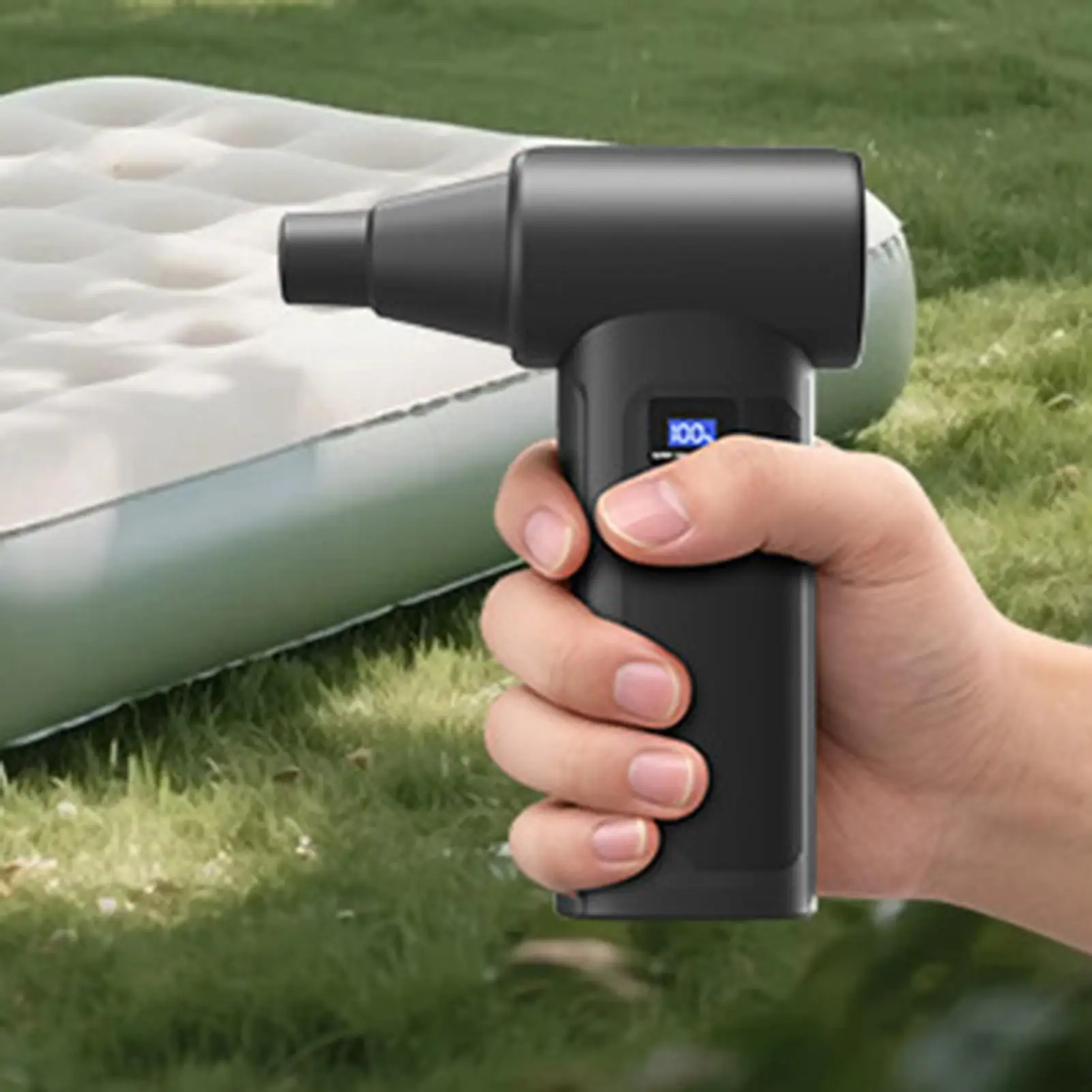Electric Air Duster Rechargeable Cordless Blowing Cleaner With Light Computer Duster For PC Computer Laptop Keyboard Home Office