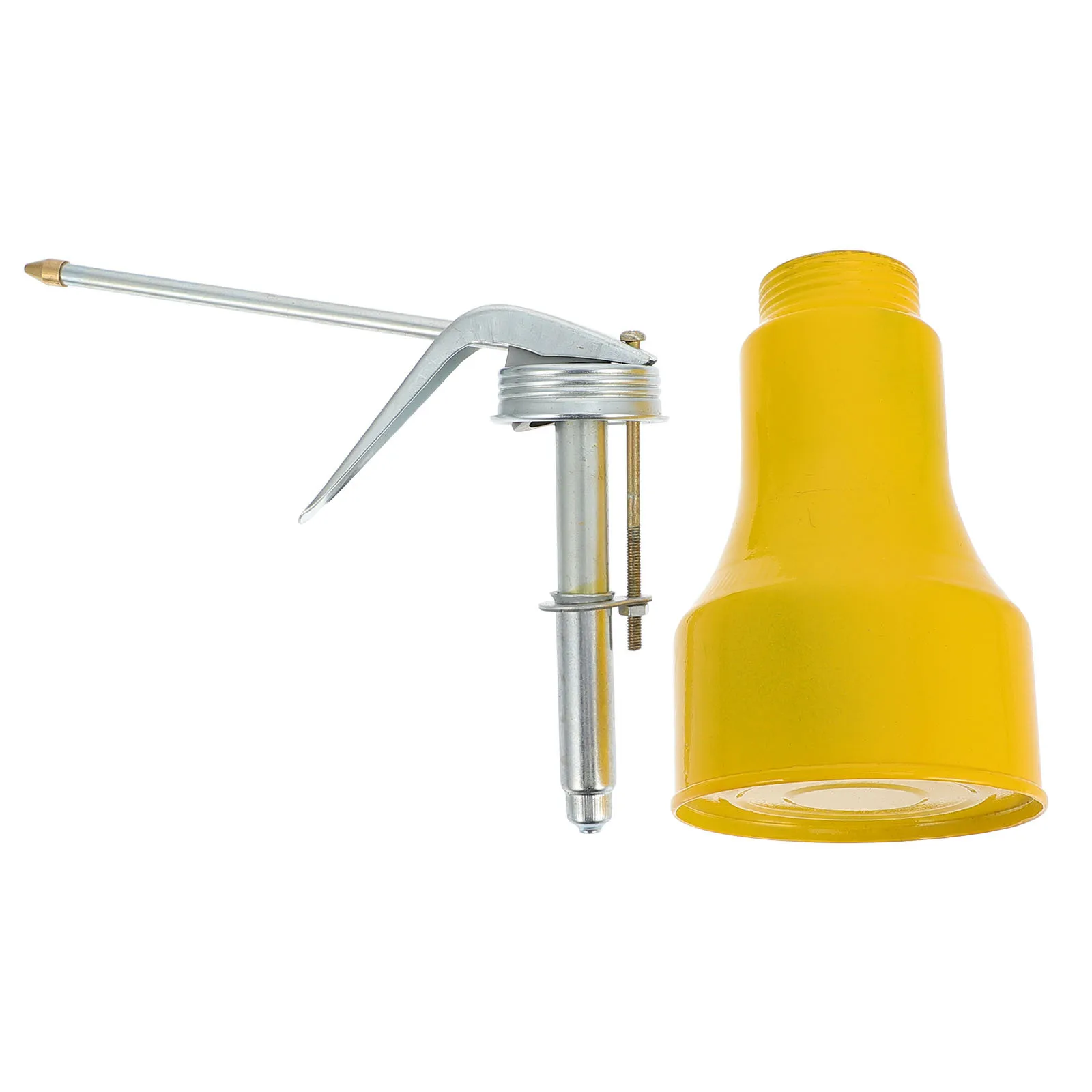 

400Ml Oil Refiller Iron High Pressure Lubrication Long Nozzle Leakproof Car Pump Oiler Hand Pump Auto Oiler Pot Vehicle