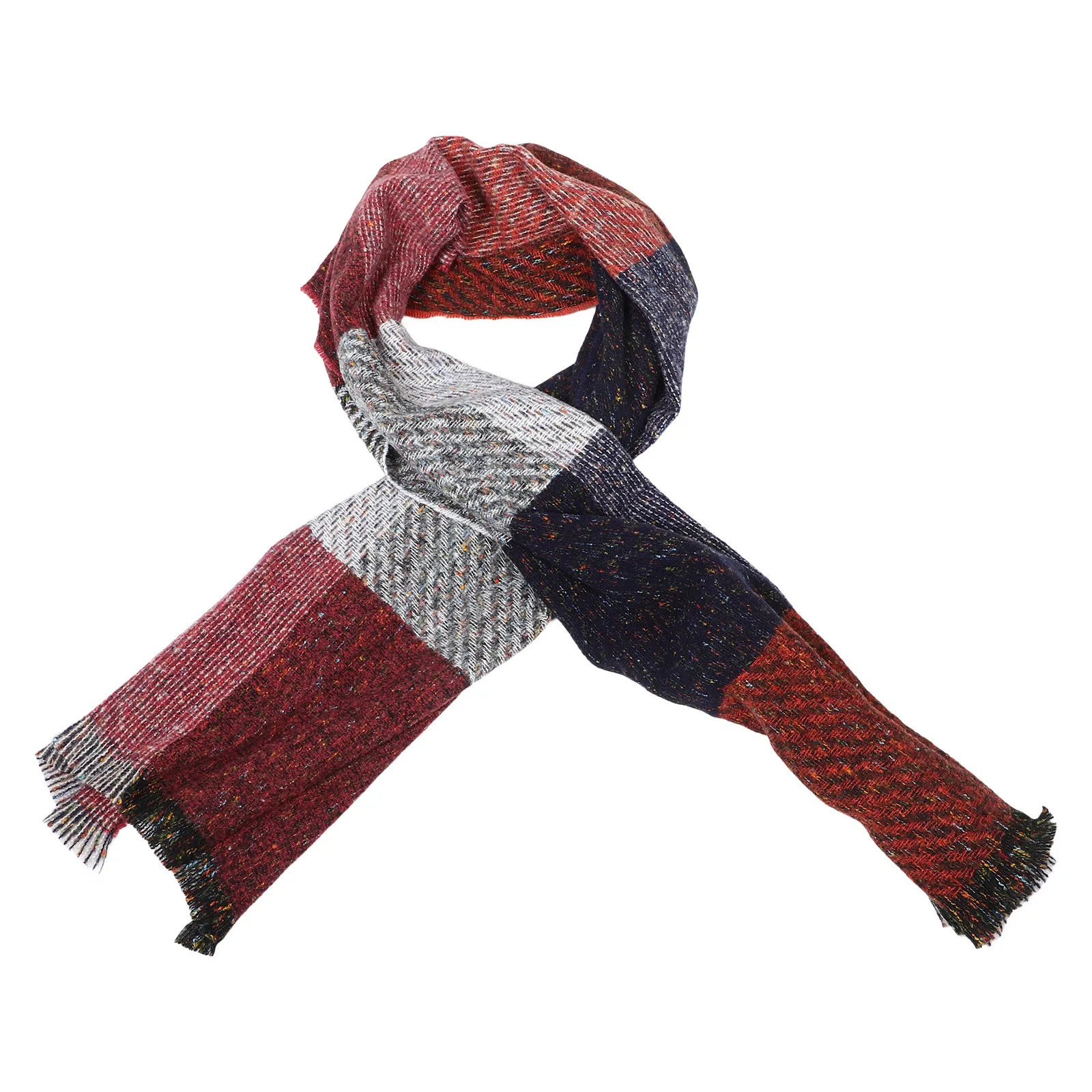 

Women Plaid Scarf Long Soft Polyester Shawl Winter Thick Warm Stylish Outdoor Winter Wear Cozy Warm Fashion Accessory