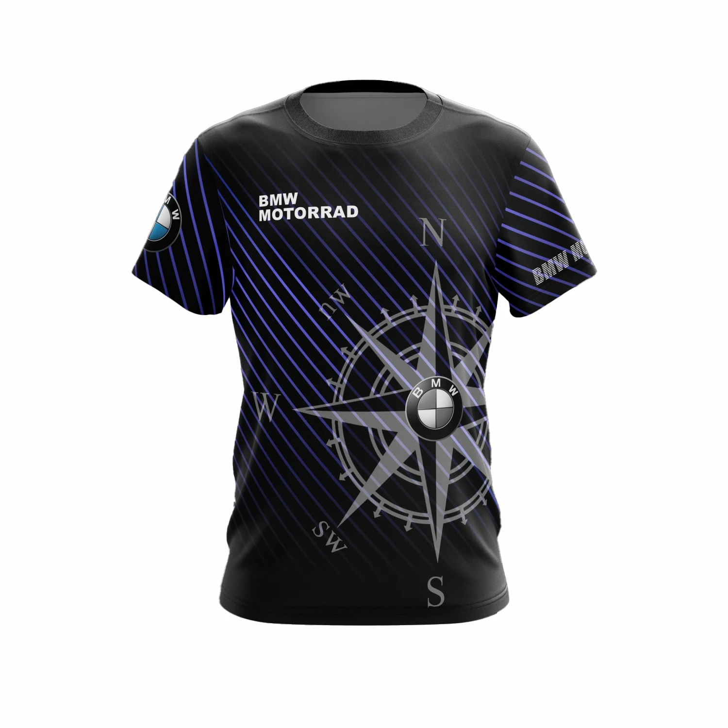 

Мужская летняя футболка с принтом BMW и уникальным темпераментом. Модная свободная и удобная круглая шея для спорта и фитнеса.